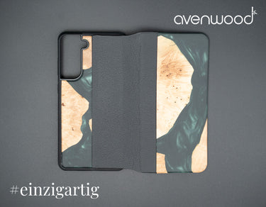 Samsung Galaxy S21 FE 5G PORTO COLLECTION FLIPCASE 13841 Grün